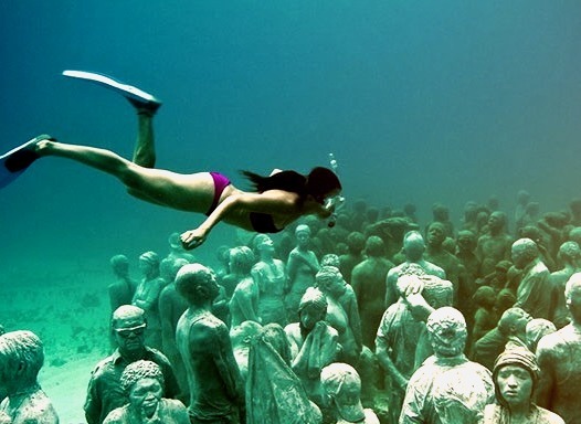 Underwater Museum, Cancun