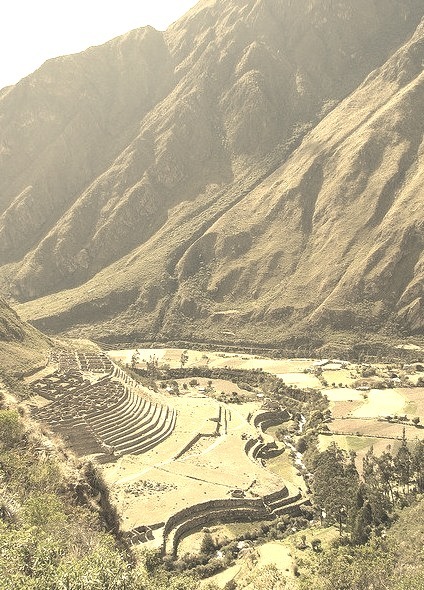 Patallacta Ruins on the Inca trail, Peru