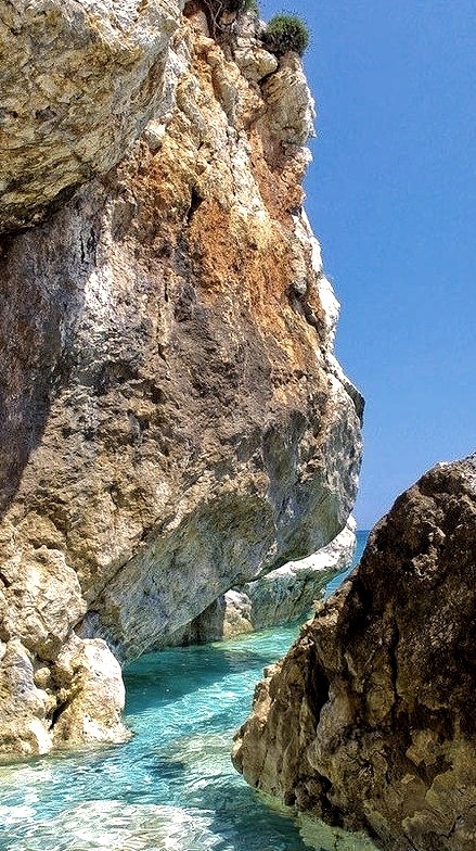 Turquoise Water, Pelion Rocks, Greece