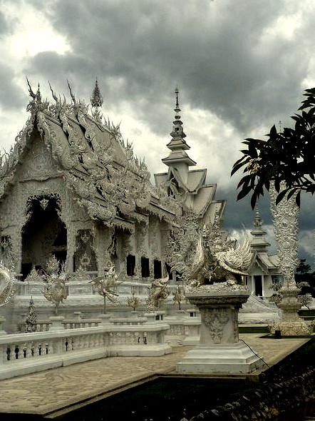 Chiang Rai White temple, Wat Rong Khun, Thailand