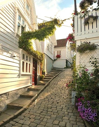 On the streets of Stavanger, Norway