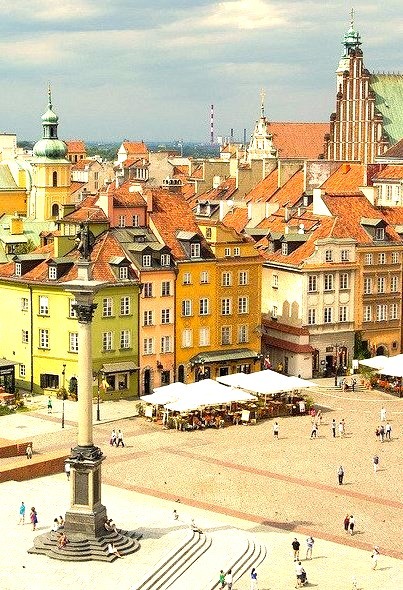 The historic centre of Warsaw / Poland