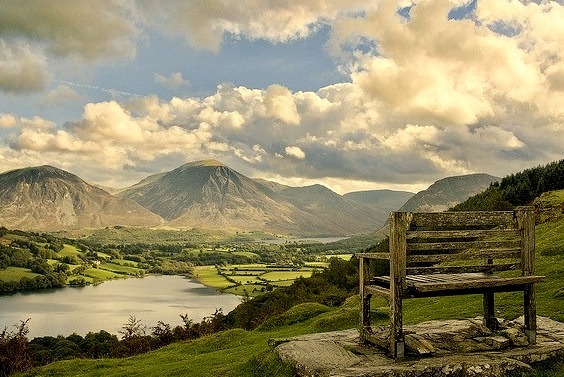 Loweswater view in Lake District, Cumbria, England