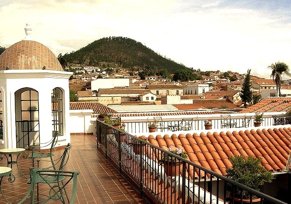 Rooftop view in Sucre, Bolivia