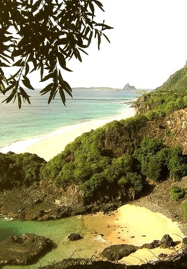 Beautiful beach in Fernando de Noronha Archipelago, Brazil