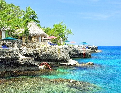 Exotic resorts and villas on the caribbean coast, Jamaica