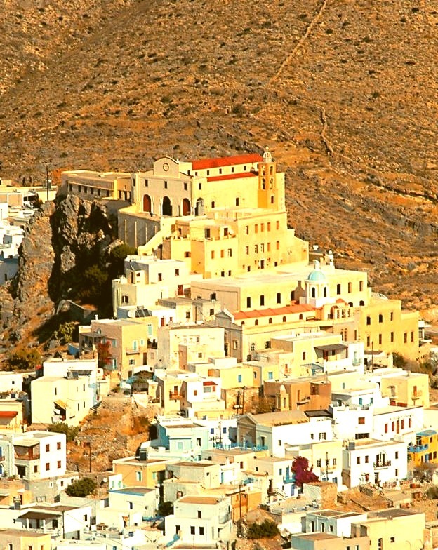 The beautiful town of Ano Syros, South Aegean, Greece