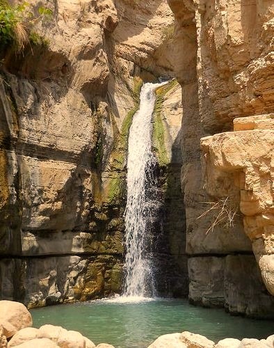 Waterfalls in Ein Gedi Nature Reserve, Israel